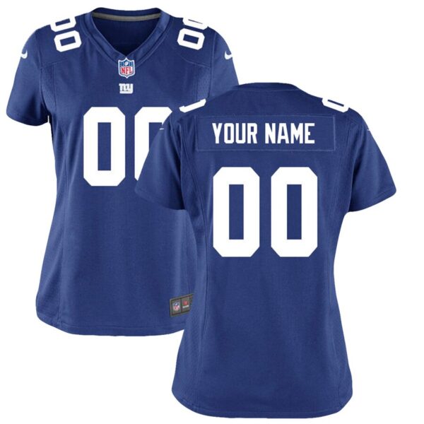 New York Giants Nike Women’s Custom Game Jersey – Royal Blue