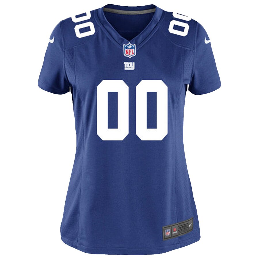 New York Giants Nike Women’s Custom Game Jersey – Royal Blue - Image 2