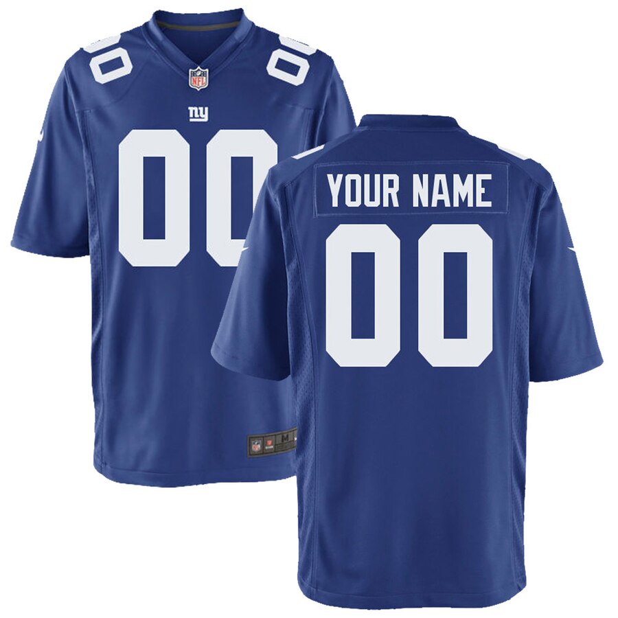 New York Giants Nike Youth Custom Game Jersey – Royal
