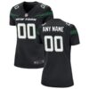 New York Jets Nike Women’s Custom Game Jersey – Black