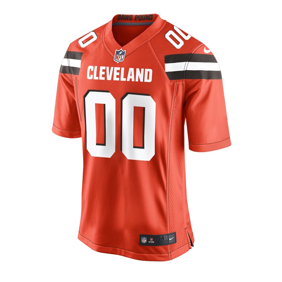 Nike Cleveland Browns Youth Orange Custom Game Jersey - Image 2