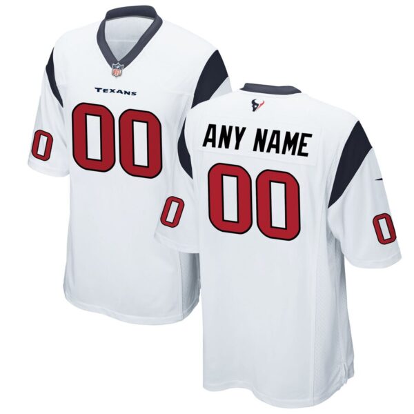 Nike Men’s Houston Texans Customized Game White Jersey