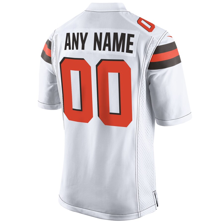 Nike Men’s Cleveland Browns Customized White Game Jersey - Image 3