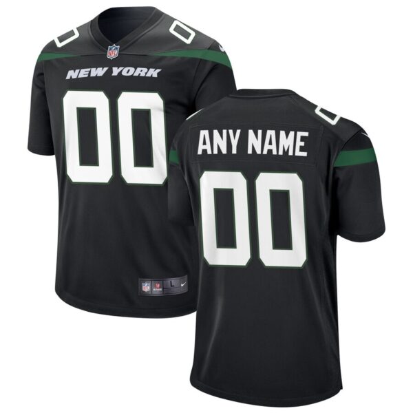 New York Jets Nike Youth Custom Game Jersey – Black