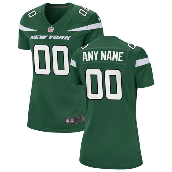 New York Jets Nike Women’s Custom Game Jersey – Gotham Green