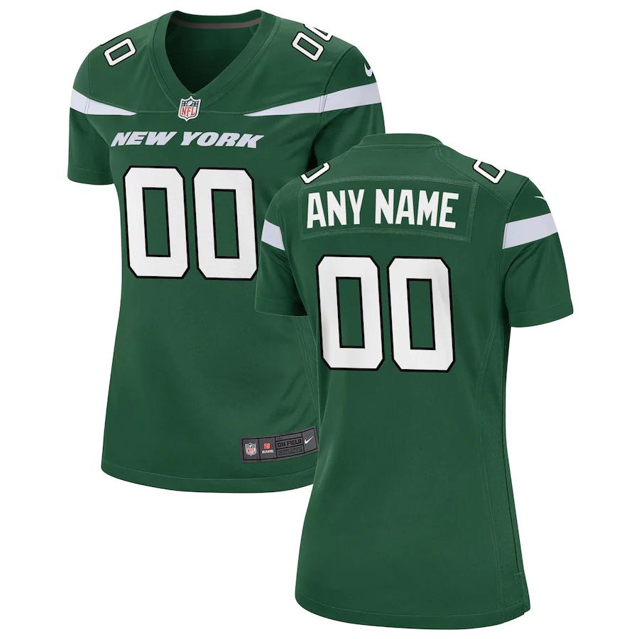 New York Jets Nike Women’s Custom Game Jersey – Gotham Green