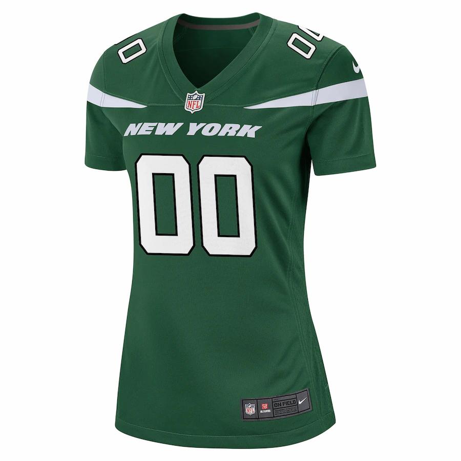 New York Jets Nike Women’s Custom Game Jersey – Gotham Green - Image 2