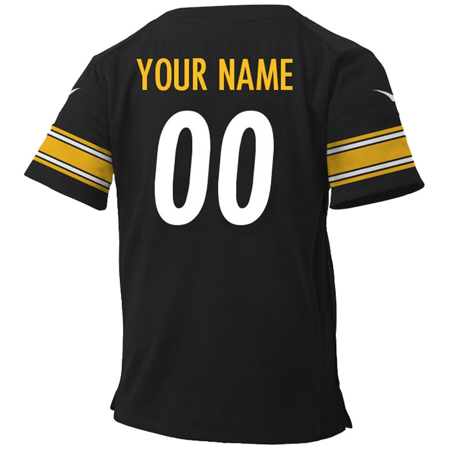 Nike Pittsburgh Steelers Preschool Customized Team Color Game Jersey - Image 3