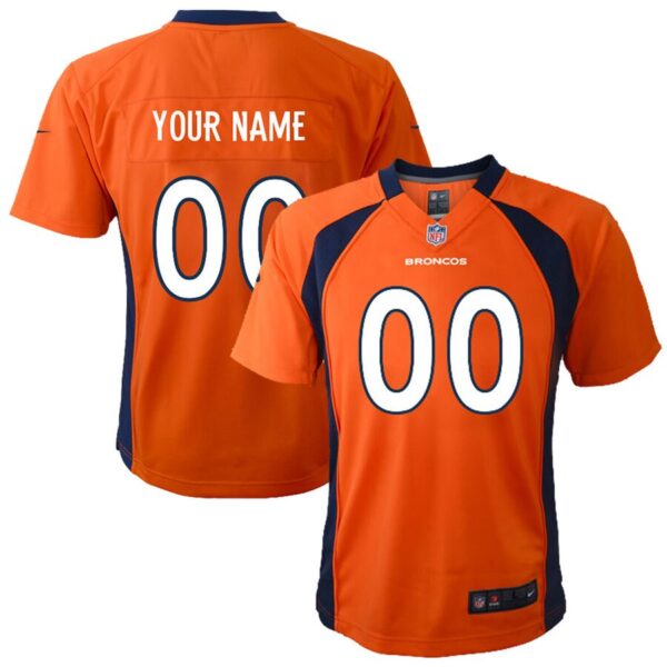 Nike Denver Broncos Preschool Customized Team Color Game Jersey
