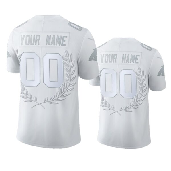 Panthers Custom White MVP Platinum Limited Jersey