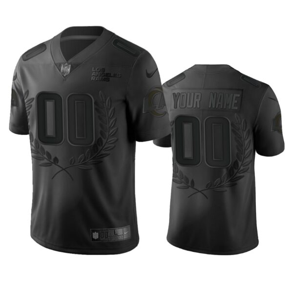 Rams Custom Black MVP Limited Jersey