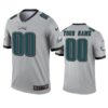 philadelphia Eagles Custom Silver Inverted Legend Jersey