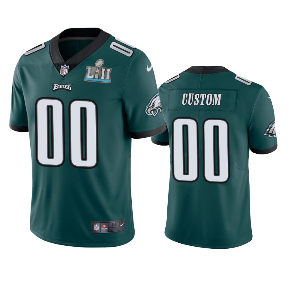 Philadelphia Eagles Custom Green Nike Color Rush Limited jersey