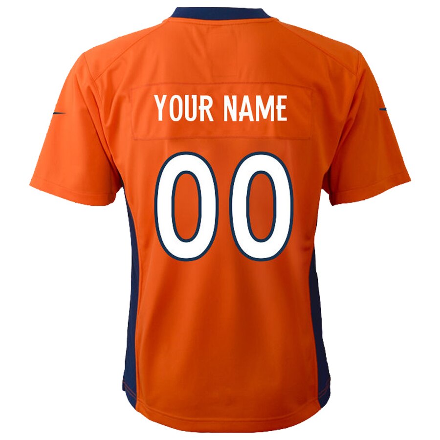 Nike Toddler Denver Broncos Customized Team Color Game Jersey - Image 3