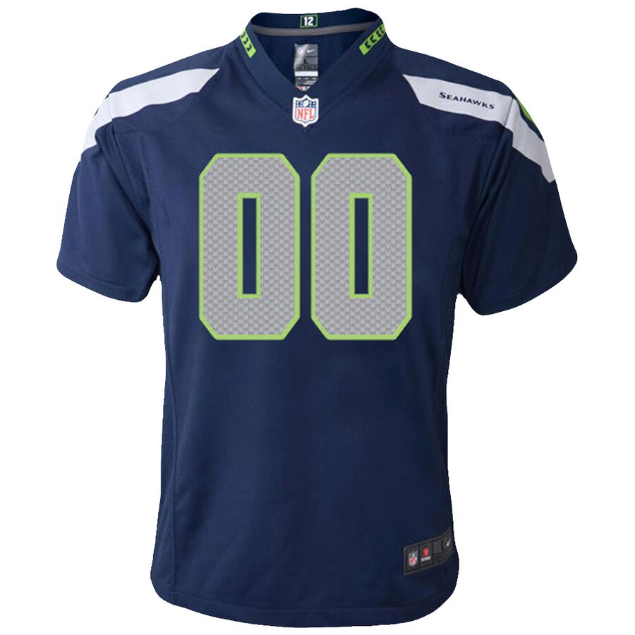 Nike Toddler Seattle Seahawks Customized Team Color Game Jersey - Image 2