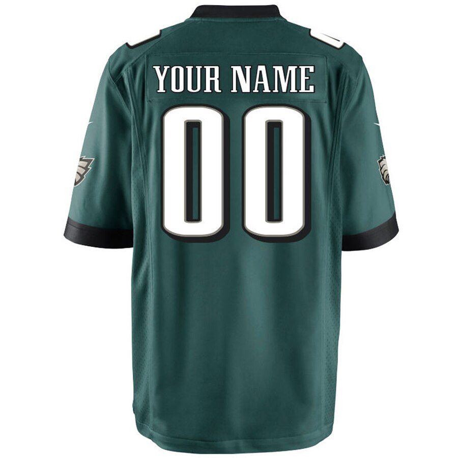 Philadelphia Eagles Nike Custom Game Jersey – Midnight Green - Image 3