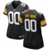 Pittsburgh Steelers Nike Women’s Alternate Custom Game Jersey – Black