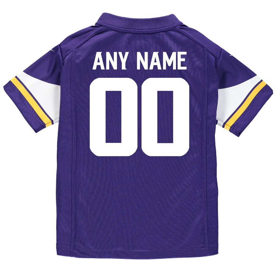 Nike Toddler Minnesota Vikings Customized Team Color Game Jersey - Image 3