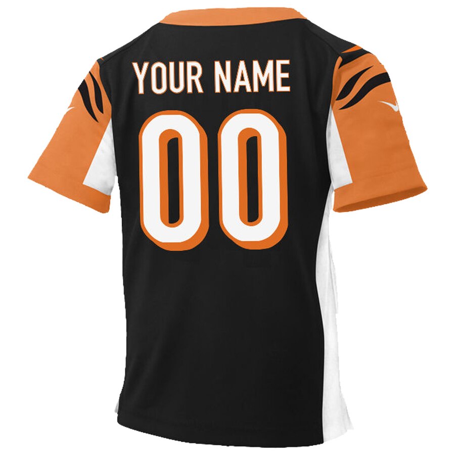 Nike Toddler Cincinnati Bengals Customized Team Color Game Jersey - Image 3