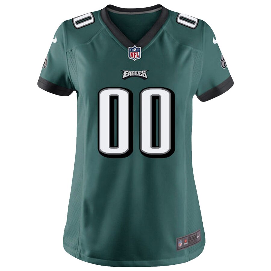 Philadelphia Eagles Nike Women’s Custom Game Jersey – Midnight Green - Image 2