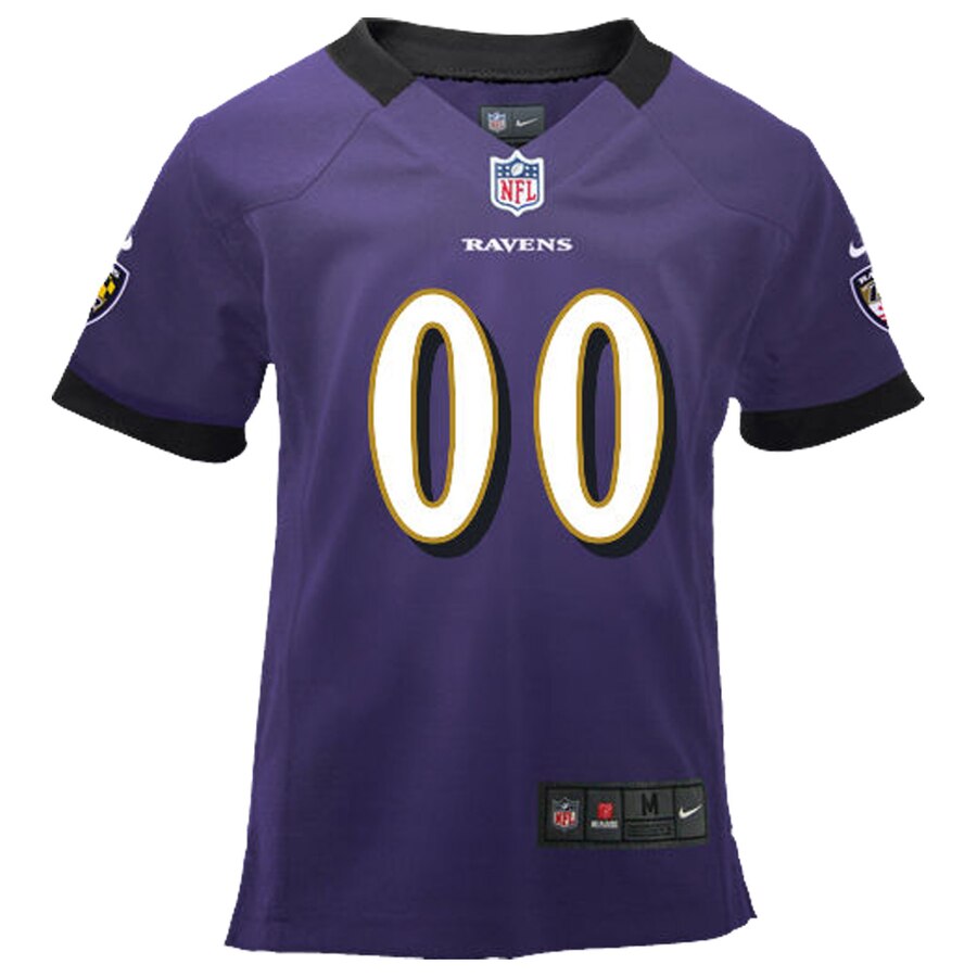 Nike Toddler Baltimore Ravens Customized Team Color Game Jersey - Image 2