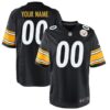 Pittsburgh Steelers Nike Custom Game Jersey – Black