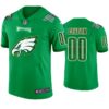 St. Patrick’s Day Philadelphia Eagles Custom Jersey Kelly Green – Men’s