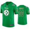 St. Patrick’s Day Pittsburgh Steelers Custom Jersey Kelly Green – Men’s