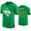 St. Patrick’s Day Jacksonville Jaguars Custom Jersey Kelly Green – Men’s