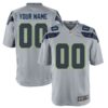 Seattle Seahawks Nike Custom Alternate Game Jersey – Gray