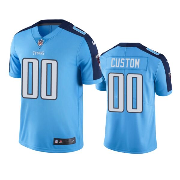 Tennessee Titans Custom Light Blue Nike Color Rush Limited jersey