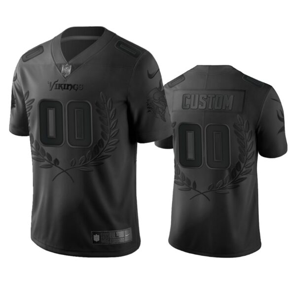 Vikings Custom Black MVP Limited Jersey