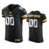 Vikings Custom Golden Edition Black Vapor Elite Jersey