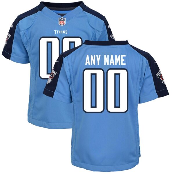 Toddler Tennessee Titans Nike Light Blue Custom Alternate Jersey