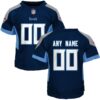 Tennessee Titans Nike Toddler Custom Game Jersey – Navy