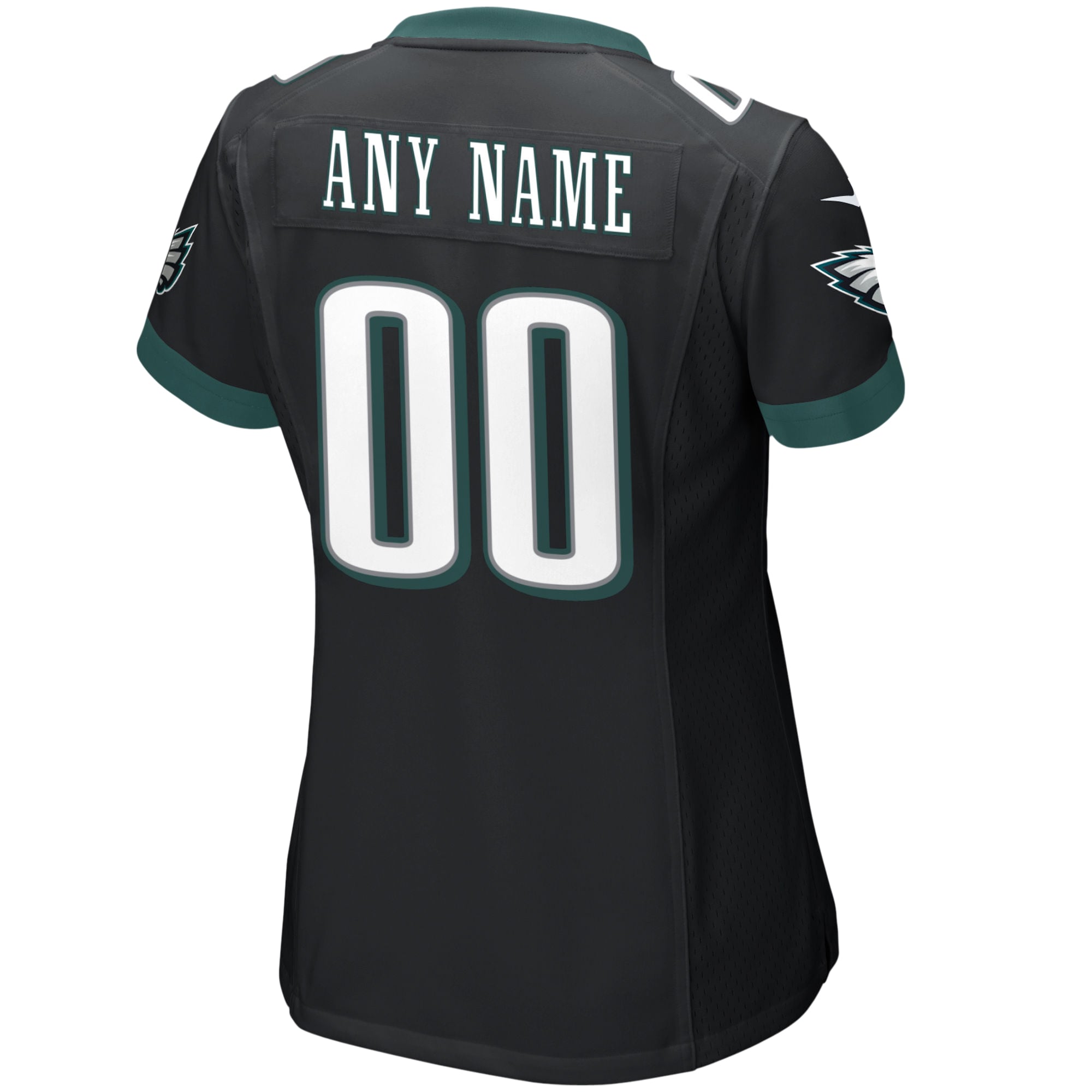 Women's Nike Black Philadelphia Eagles Alternate Custom Game Jersey - Image 3