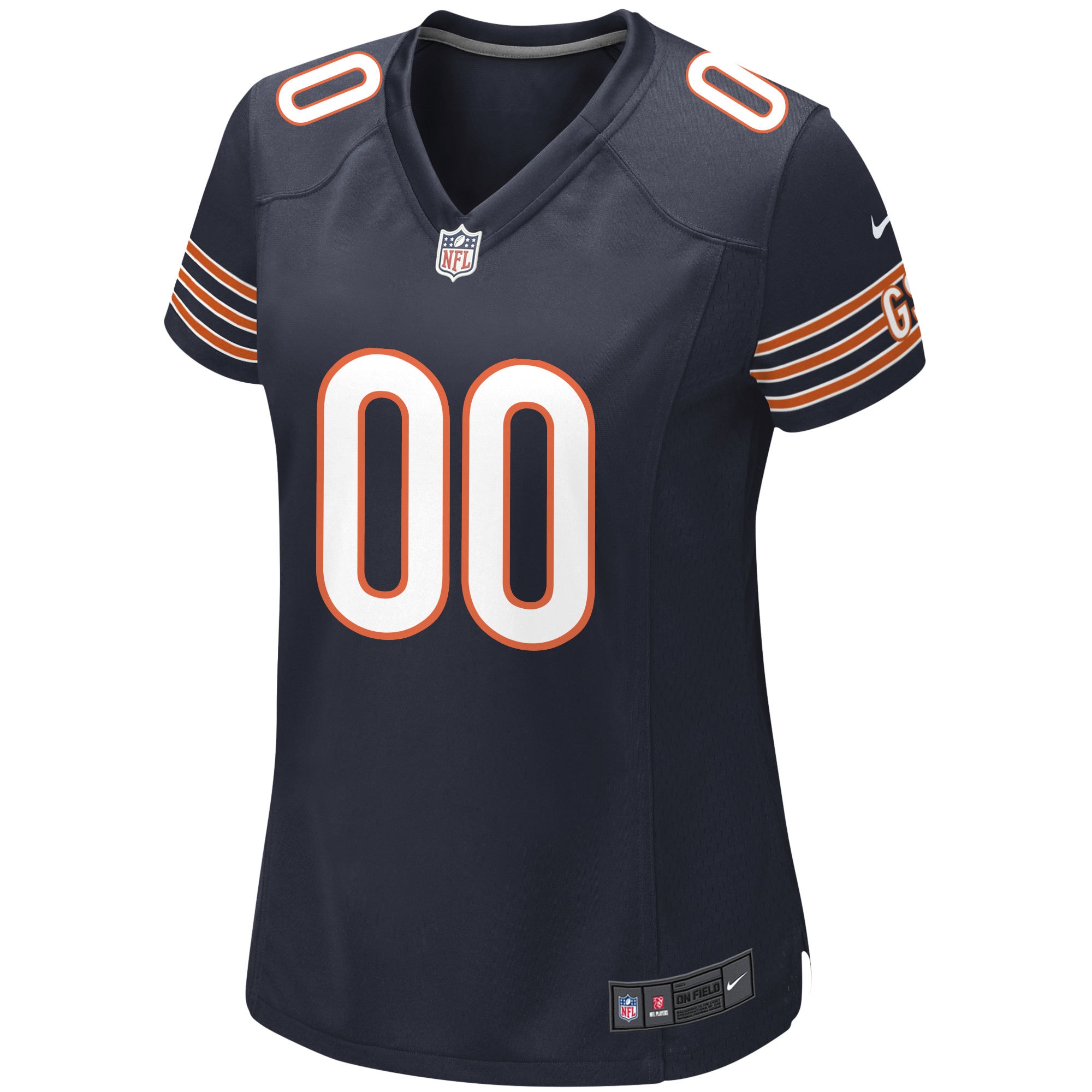 Women's Nike Navy Chicago Bears Custom Game Jersey - Image 2