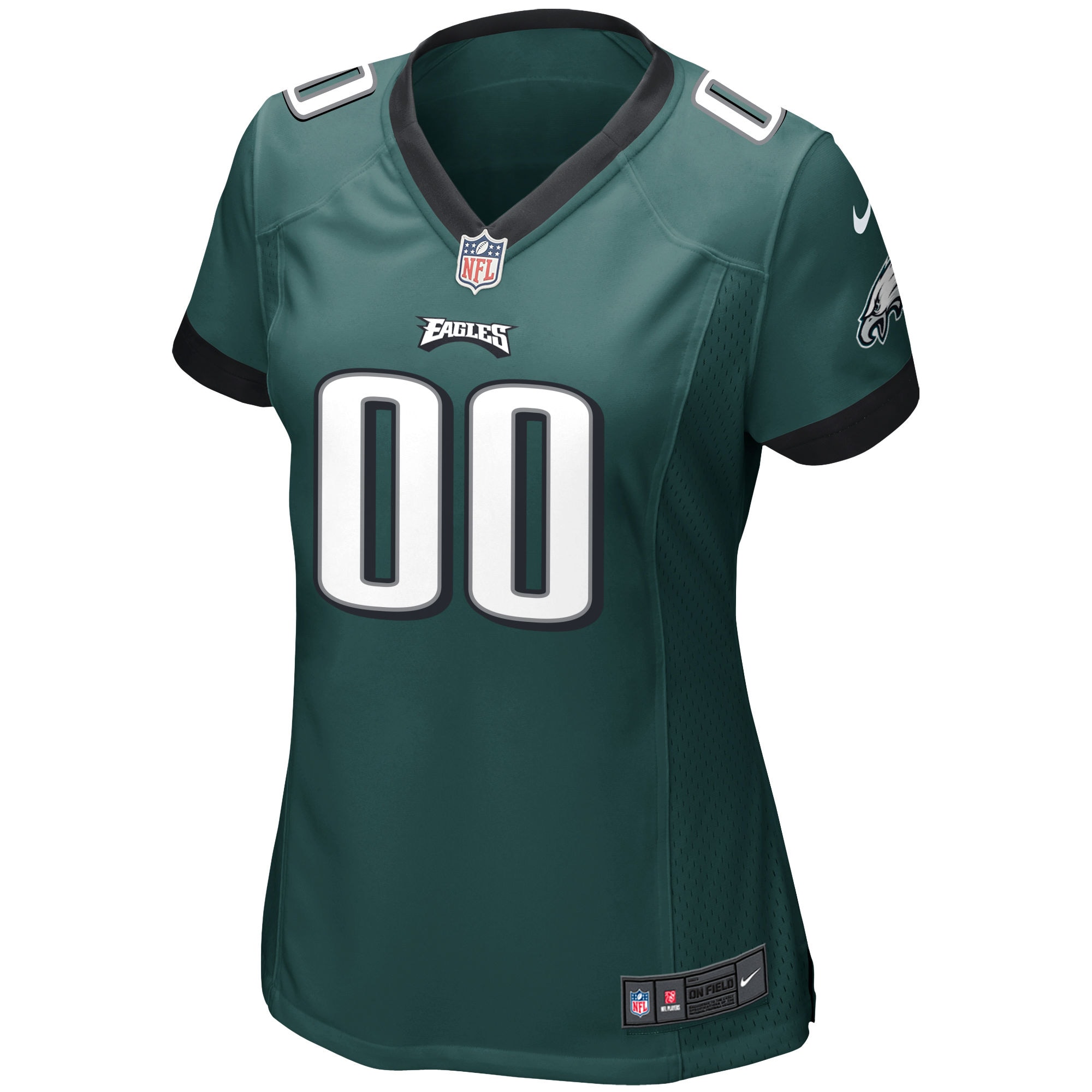 Women's Nike Midnight Green Philadelphia Eagles Custom Game Jersey - Image 2