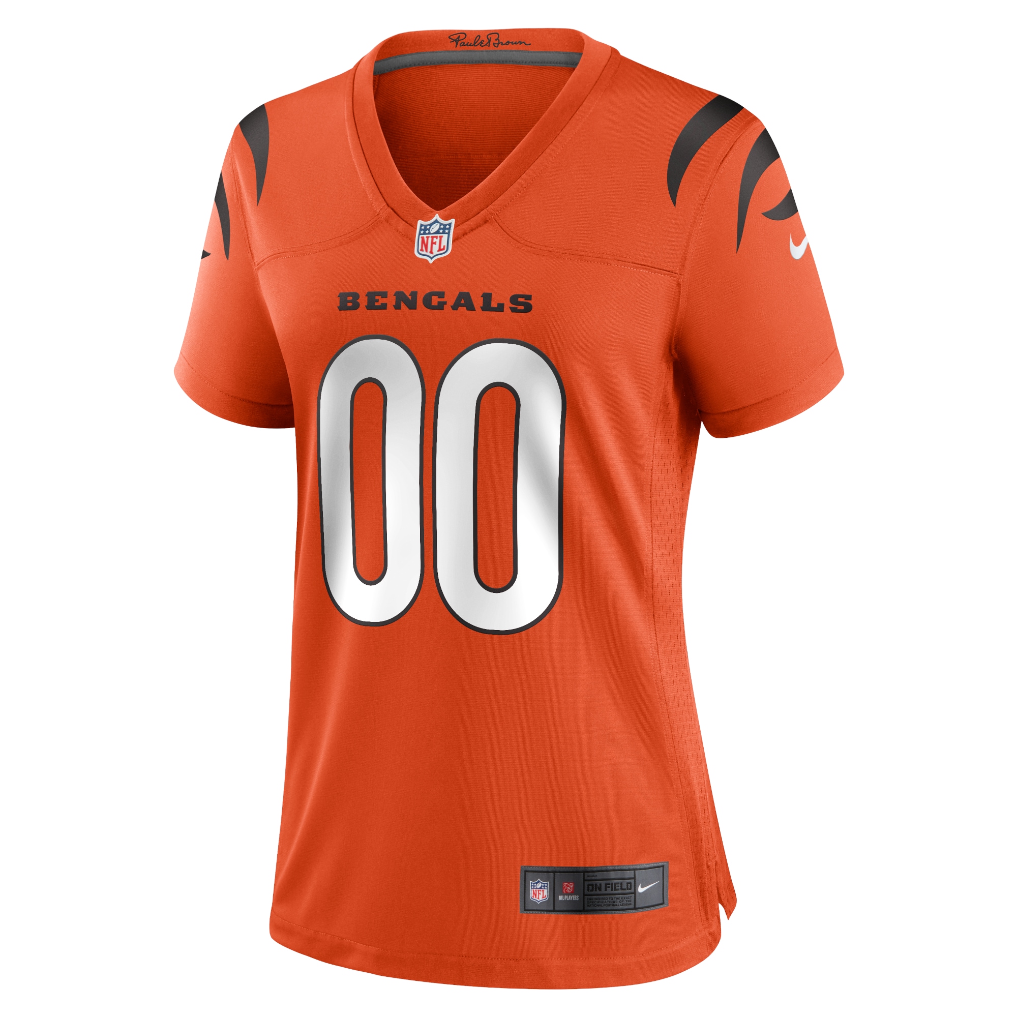 Women's Cincinnati Bengals Nike Orange Alternate Game Custom Jersey - Image 2