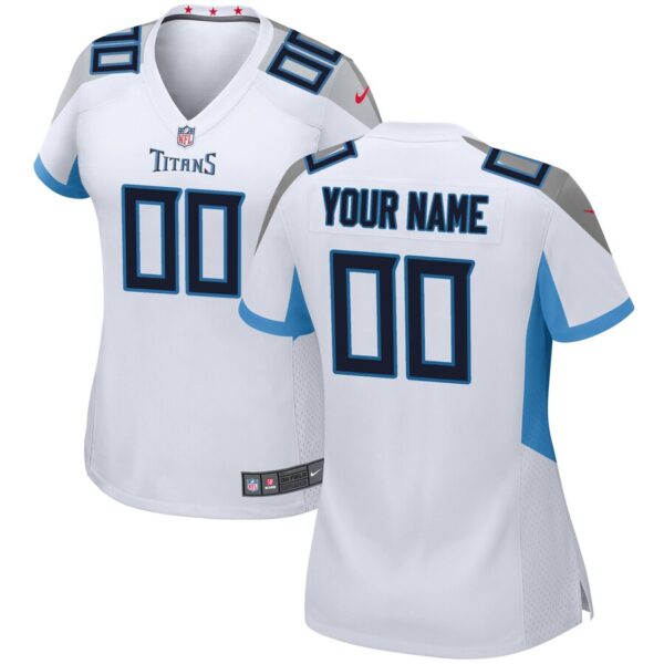 Tennessee Titans Nike Women’s Custom Game Jersey – White