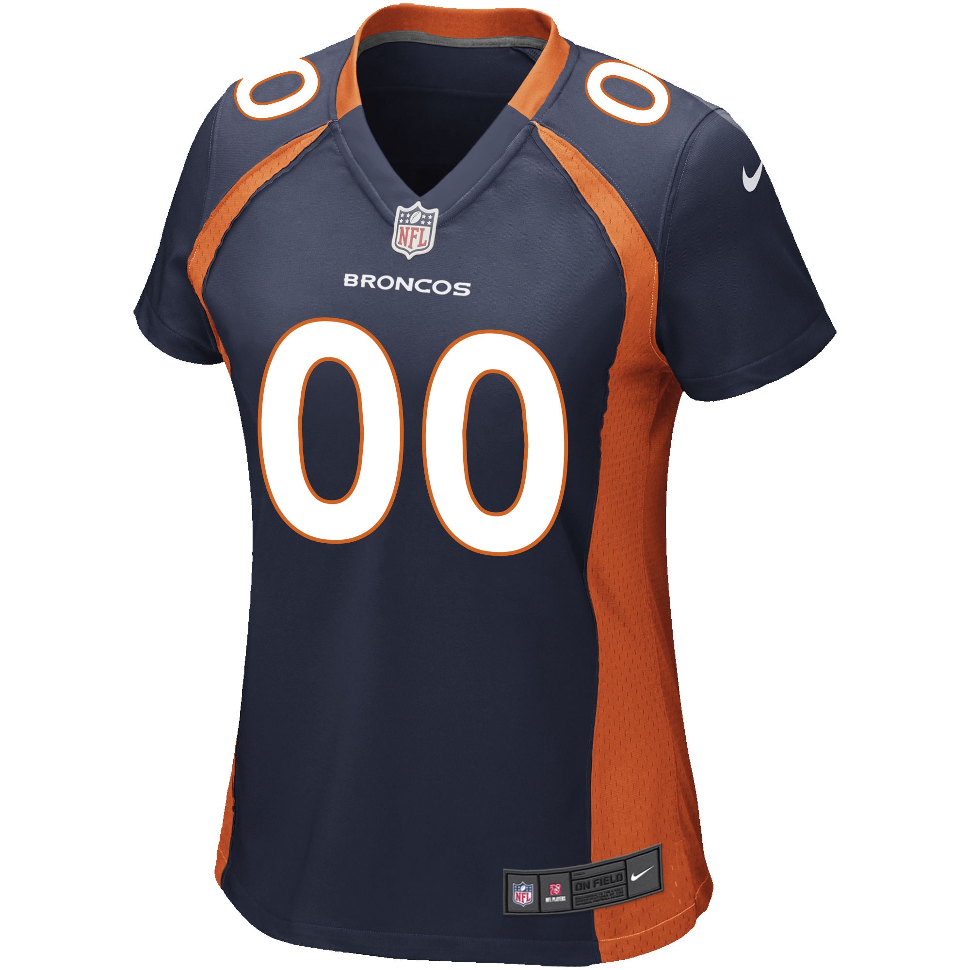 Women's Nike Navy Denver Broncos Alternate Custom Game Jersey - Image 2
