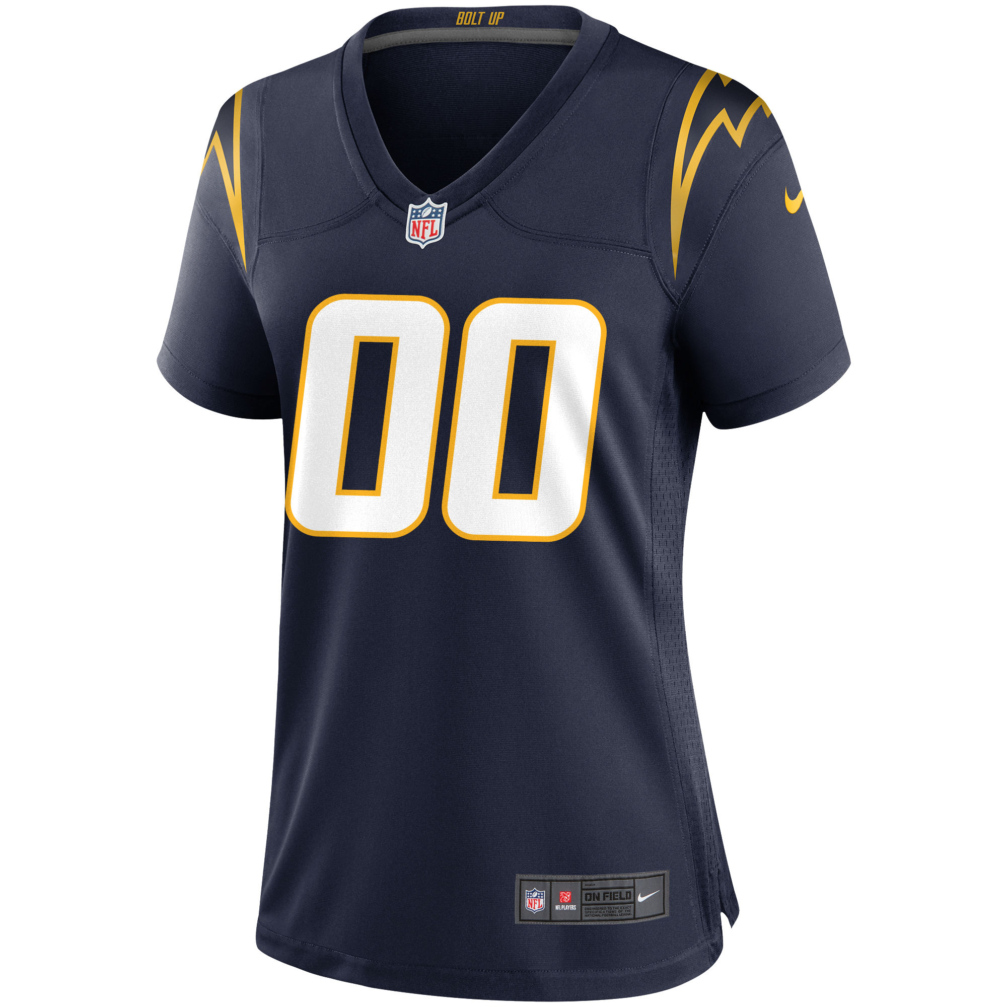 Women's Los Angeles Chargers Nike Navy Alternate Custom Game Jersey - Image 2