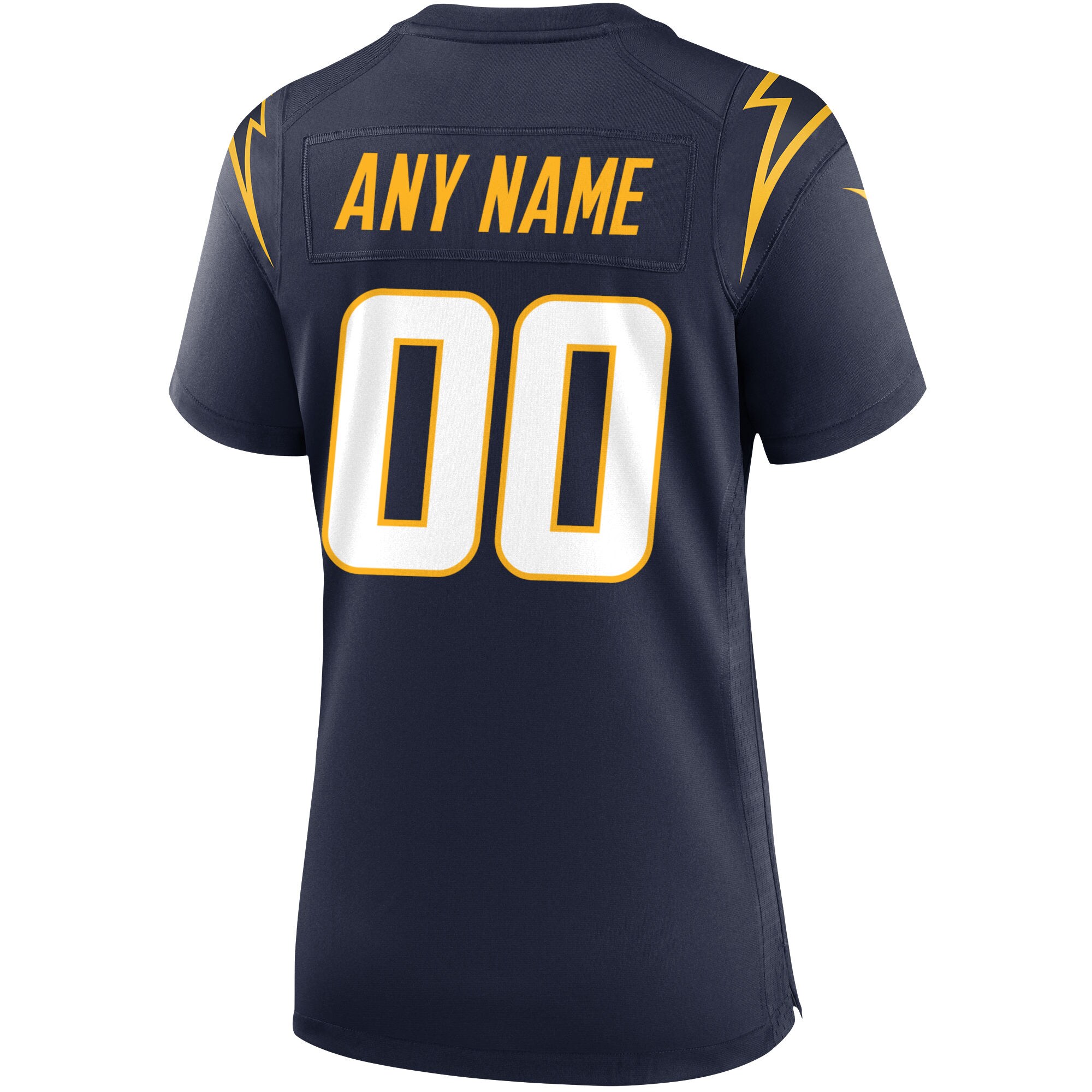 Women's Los Angeles Chargers Nike Navy Alternate Custom Game Jersey - Image 3
