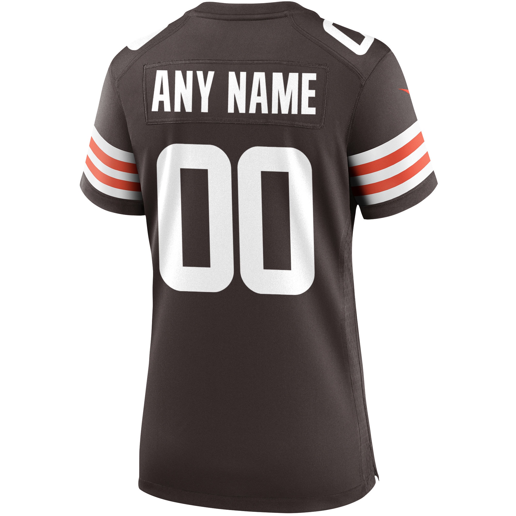Women's Nike Cleveland Browns Brown Custom Game Jersey - Image 3