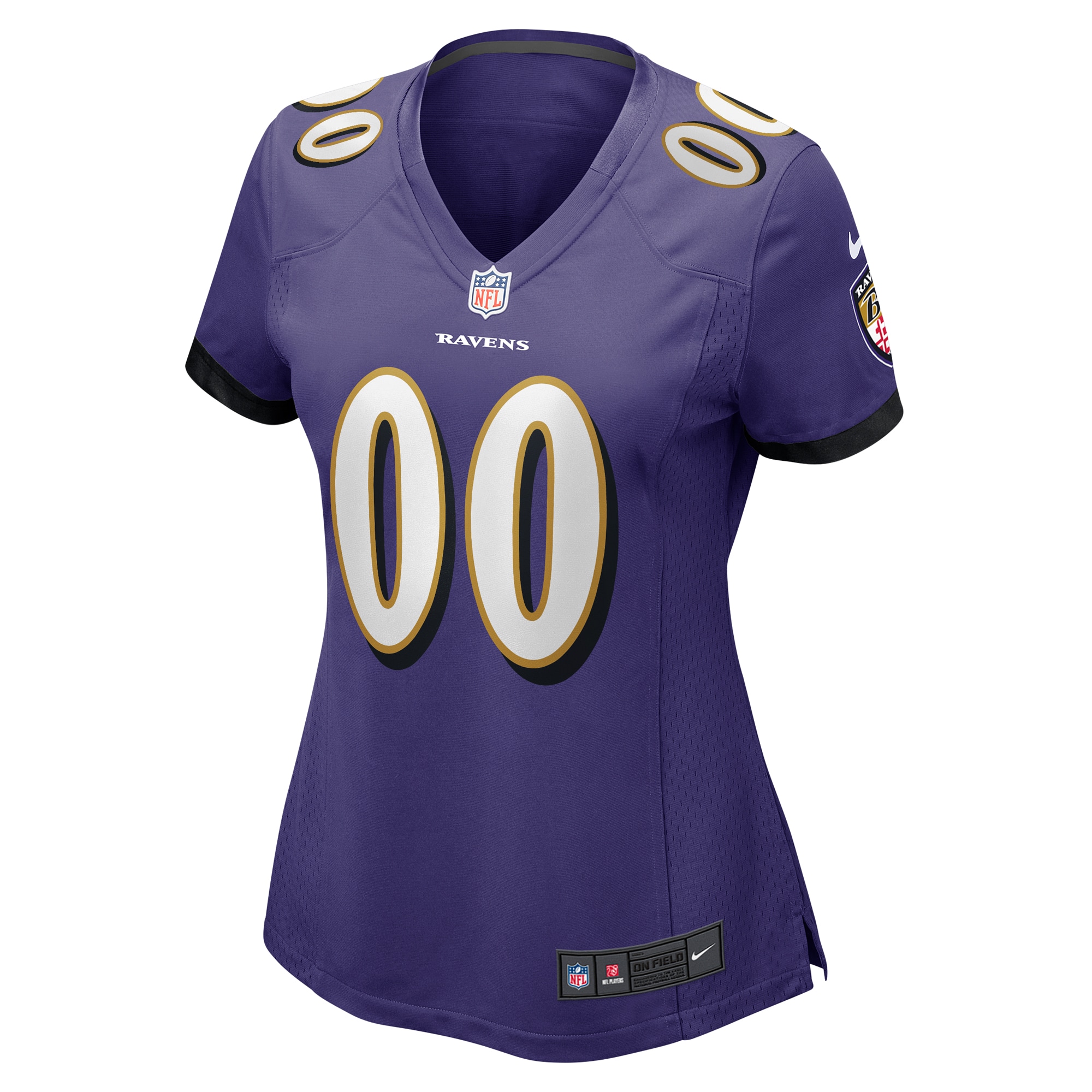Women's Nike Purple Baltimore Ravens Custom Game Jersey - Image 2