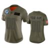 Women’s Detroit Lions Custom Camo 2019 Salute to Service Limited Jersey