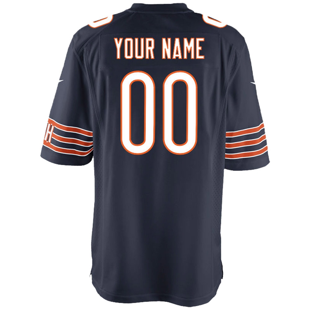 Youth Chicago Bears Nike Navy Custom Game Jersey - Image 3