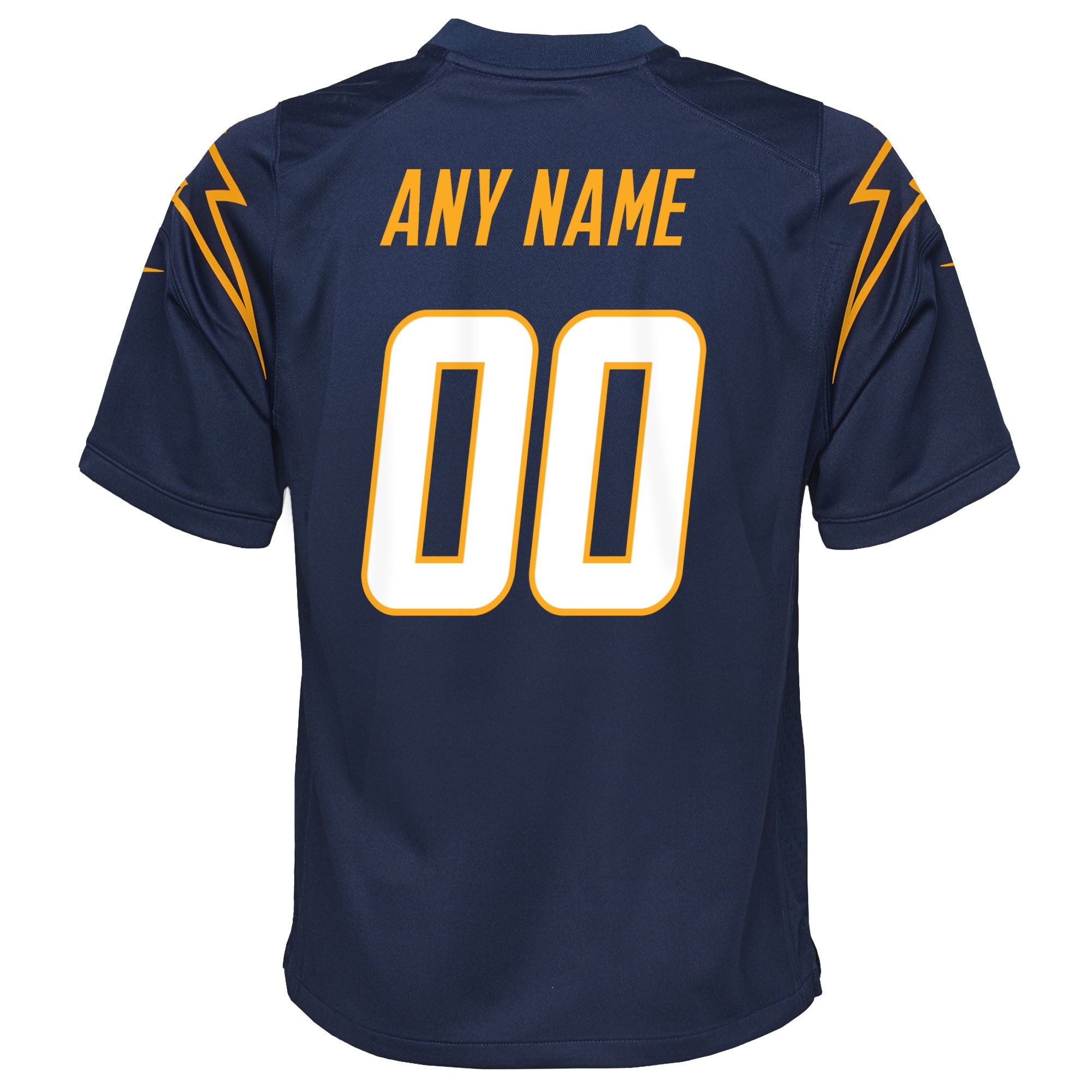 Youth Los Angeles Chargers Nike Navy Alternate Custom Game Jersey - Image 3