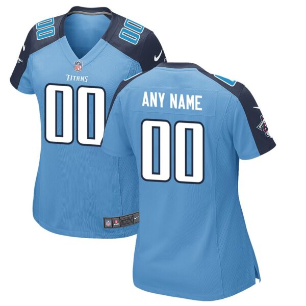 Women’s Tennessee Titans Nike Light Blue Custom Alternate Jersey