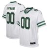 Youth New York Jets Nike White Legacy Custom Game Jersey
